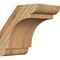 Ekena Millwork 4"W x 6"D x 6"H Olympic Rough Sawn Knee Brace, Western Red Cedar BRC04X06X06OLY00RWR - alternate 1